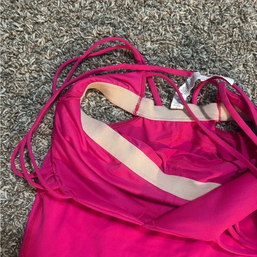HOT PINK lululemon athletica Exquisite Tank II in Magenta